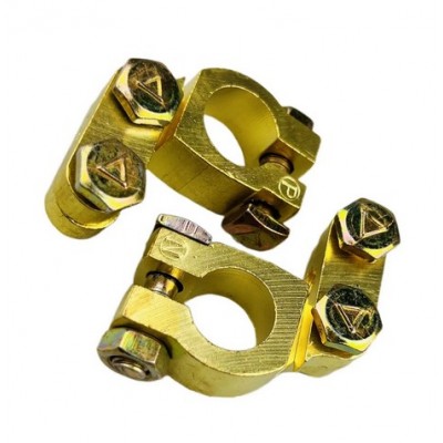 Клемма АКБ УСИЛЕННАЯ Латунь (к-т 2 шт.)