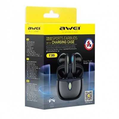 Наушники TWS AWEI T39 черные