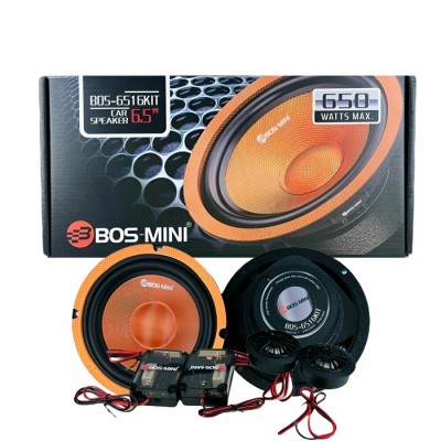 Автомобильная компонентная акустика BOS-MINI BOS-6516 (6)" 16см с коссоверами