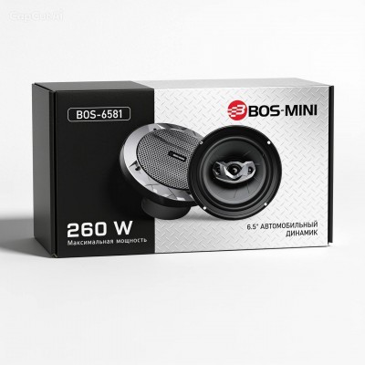Динамики автомобильные BOS-MINI BOS-6581 16см.