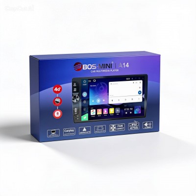 Автомагнитола Android BOS-MINI A14 9 дюймов 8+128 8CPU,Type-C, поддержка SIM DSP с активным охлаждением