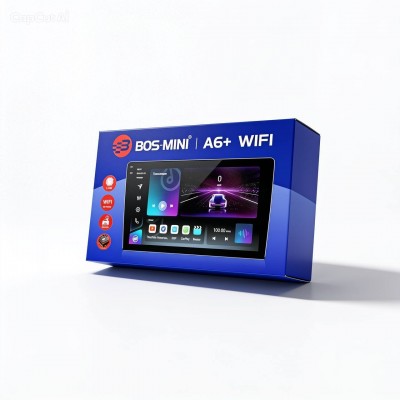 Автомагнитола Android BOS-MINI A6+ 10 дюймов 4+64 8CPU, DSP с активным охлаждением
