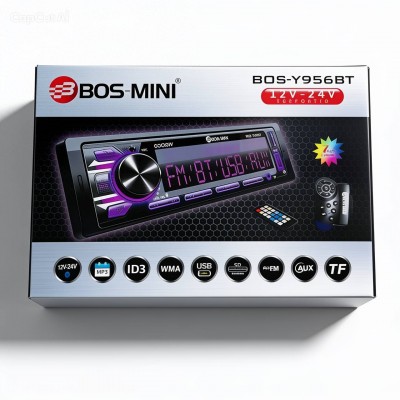 Автомагнитола BOS-MINI BOS-Y956BT 12-24V