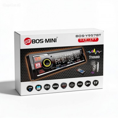 Автомагнитола BOS-MINI BOS-Y957BT 12-24V