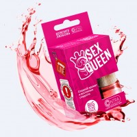 Ароматизатор подвесной Contra Aroma на зеркало бут 8 мл. "SEX QUEEN" (Сладкий аромат с восточными сладостями)