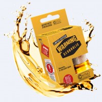Ароматизатор подвесной Contra Aroma на зеркало бут 8 мл. "WARNING SEXOHOLIC" Limited Edition (Ваниль и лесной орех)