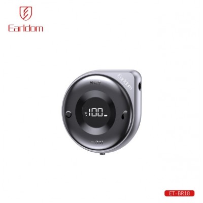 Ресивер Bluetooth для музыки Earldom ET-BR18, (AUX, микрофон) Ресивер Bluetooth для музыки Earldom ET-BR18, (AUX, микрофон)