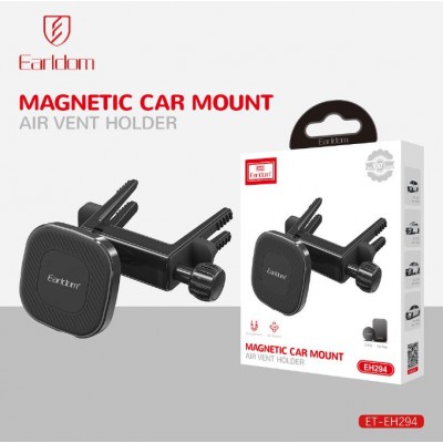Держатель автомобильный магнитный Earldom ET-EH294 на решетку воздуховода, черный