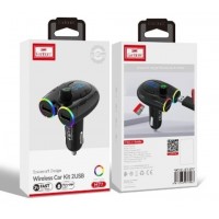 Автомобильный FM модулятор (2USB выхода, microSD, Bluetooth) Earldom ET-M77