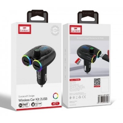 Автомобильный FM модулятор (2USB выхода, microSD, Bluetooth) Earldom ET-M77