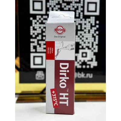 Герметик силиконовый Dirko Красный (12шт)