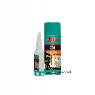 Клей двухкомпонентный AKFIX 705 400мл