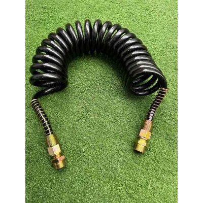 Шланг воздушный спиральный JC-005 M22-4700мм (черный)