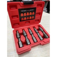 Набор винтовых экстракторов 10pcs (красный кейс) RV-22