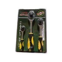 Набор трещеточных ключей 3в1 RV-21 Желтый RV-24