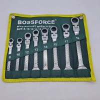 Набор трещетных шарнирных ключей BOSSFORCE 8x19 8pcs