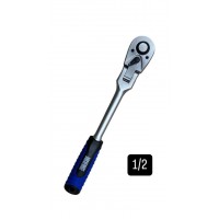 Трещоточный ключ с шарниром 1/2 BOSSFORCE R45