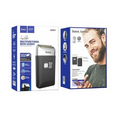 Электробритва мужская Hoco DAR14, С усиленным аккумулятором / Тример