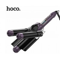 Выпрямитель для волос с керамическим покрытием Hoco DAR38 / тройная плойка, утяжок