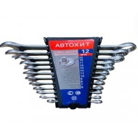 Набор ключей рожково-накидные 6-22мм 12pcs АВТОХИТ