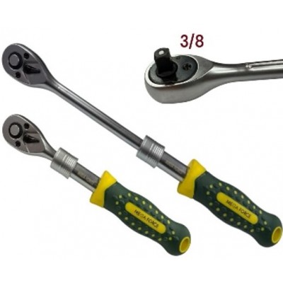 Трещетка 3/8 телескопическая 24-33см MEGA FORCE 72 зуба