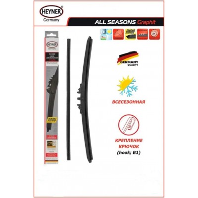 Щетка стеклоочистителя "HEYNER" 35см бескаркасная