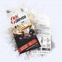 Ароматизатор подвесной Contra Aroma на зеркало картон "SEX DRIVER"
