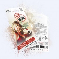 Ароматизатор подвесной Contra Aroma на зеркало картон "SEX DOCTOR"