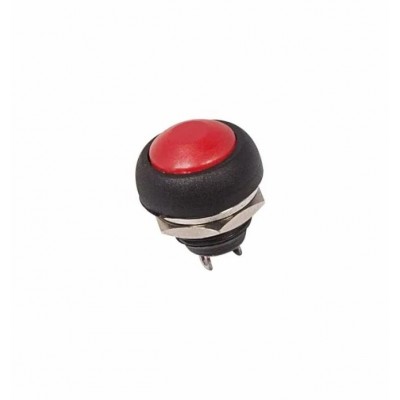 Кнопка 250v 1A(2c) (ON)-OFF без фиксации красная Micro/10