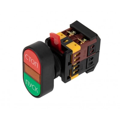 Кнопка APBB-22 «Пуск-Стоп» овальная 230 В NO+NC