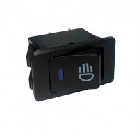 Клавиша 12V 35А синяя с подсветкой (4конт) ON-OFF