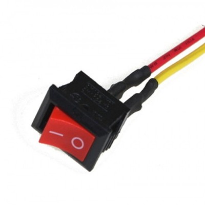 Клавиша включения/выключения 12/24В (Переключатель красный) 6А max