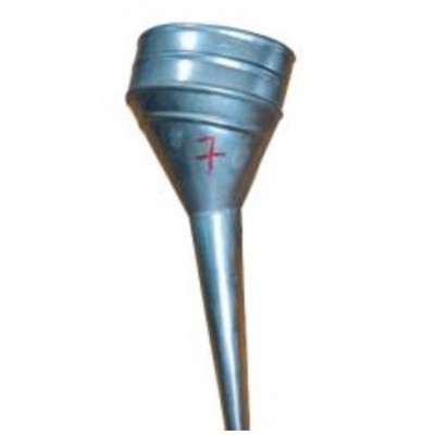 Воронка металлическая большая для бензина прямая