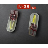 Cветодиод 12V T10 белый LN38
