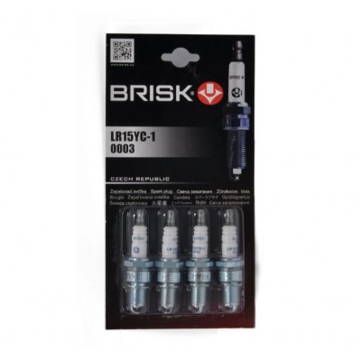 Свеча зажигания BRISK LR15YC-1, 4шт