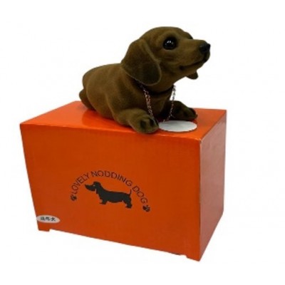 Игрушка в салон MS16 Собачка качающая головой Такса