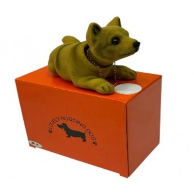 Игрушка в салон MS16 Собачка качающая головой Сиба-ину