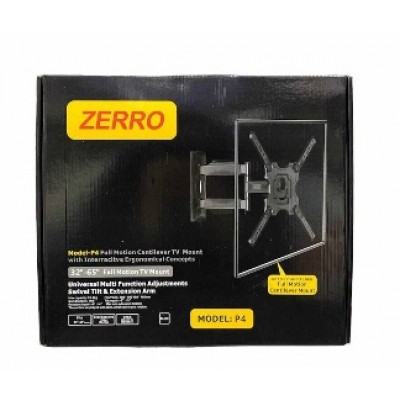 Кронштейн наклонно-поворотный для ТВ P4 (32"/65") (черный)