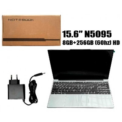 Ноутбук 15.6" N5095 8GB+256GB (60hz) FHD