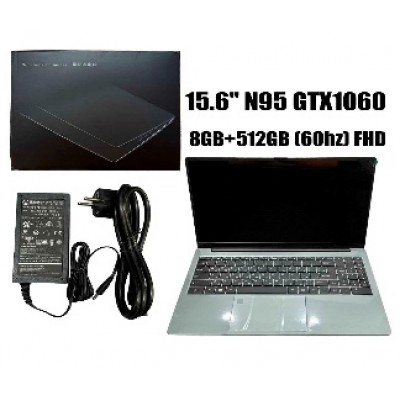 Ноутбук 15.6" N95 GTX1060 8GB+512GB (60hz) FHD