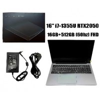 Ноутбук 16" i7-1355U RTX2050 16GB+512GB (60hz) FHD