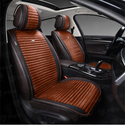 Накидки PSV Bliss 2 FRONT (Черно-Коричневый), на передние сиденья (2 шт.)