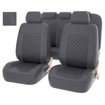 Чехлы PSV Elegant Next (Серый), ромб + экокожа