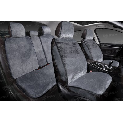 Накидки 2D PSV искусственный мех Mutton (Темно-Серый), компл.