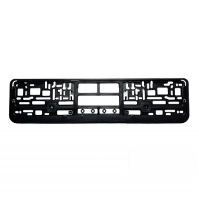 Рамка номерного знака мягкая, черная, без печати, РФ