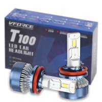 Лампа светодиодная T100 H11 4500LM 6000K