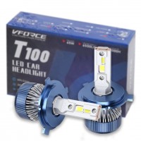 Лампа светодиодная T100 H4 4500LM 6000K