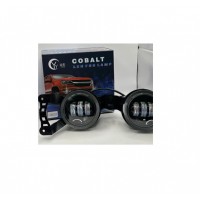 ПТФ Шевролет COBALT с регулировкой, 3 линзы (белый)