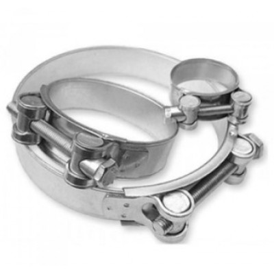 Хомут силовой 64-67мм. Болт: M5*40 нерж.сталь W2