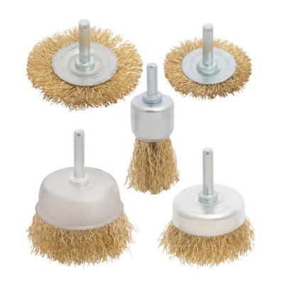 Набор щеток крацовок для дрели Spark Lux 5шт. 